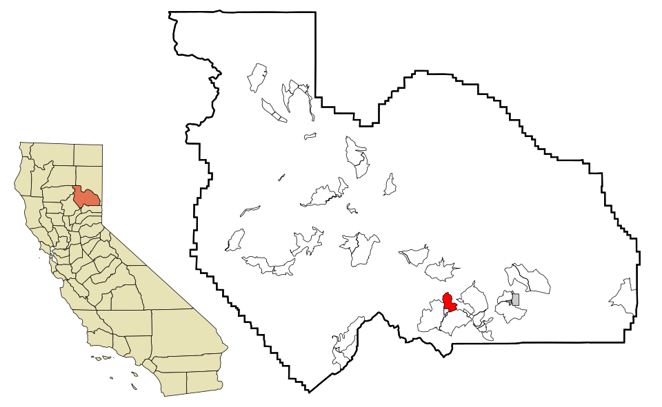 Locator map of Plumas Eureka