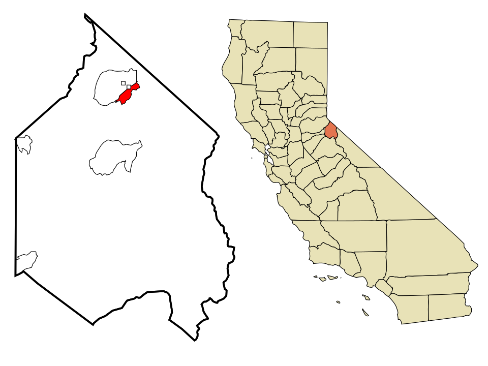 Locator map of Alpine