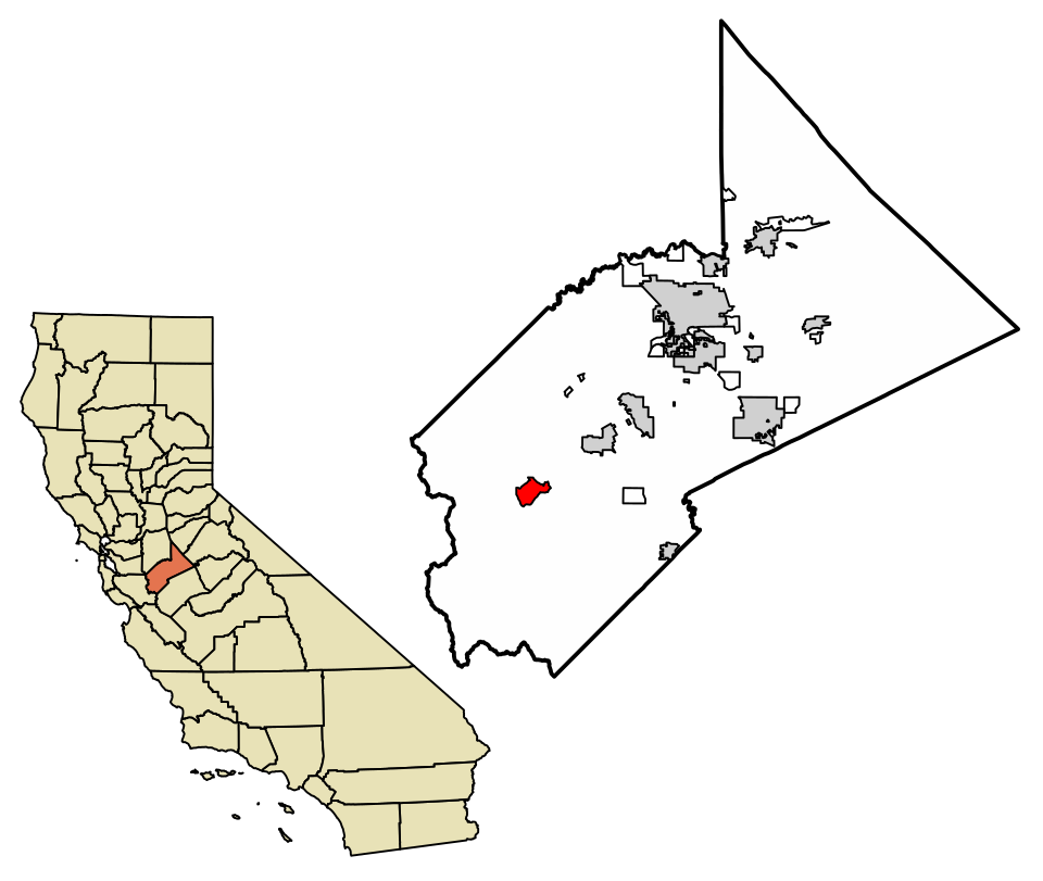 Locator map of Diablo Grande