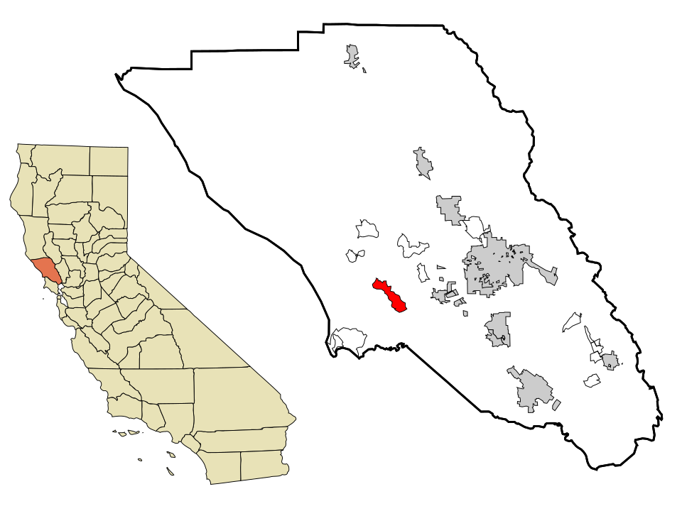 Locator map of Occidental