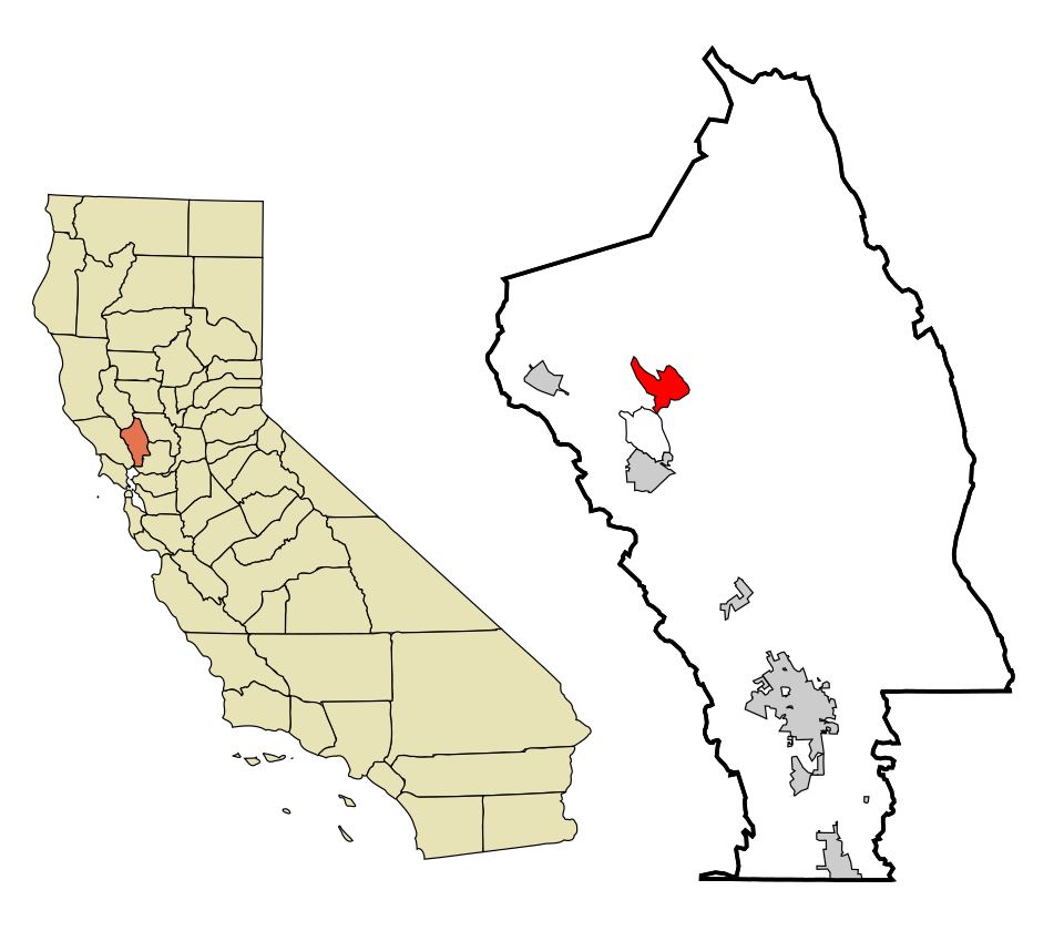 Map of Angwin