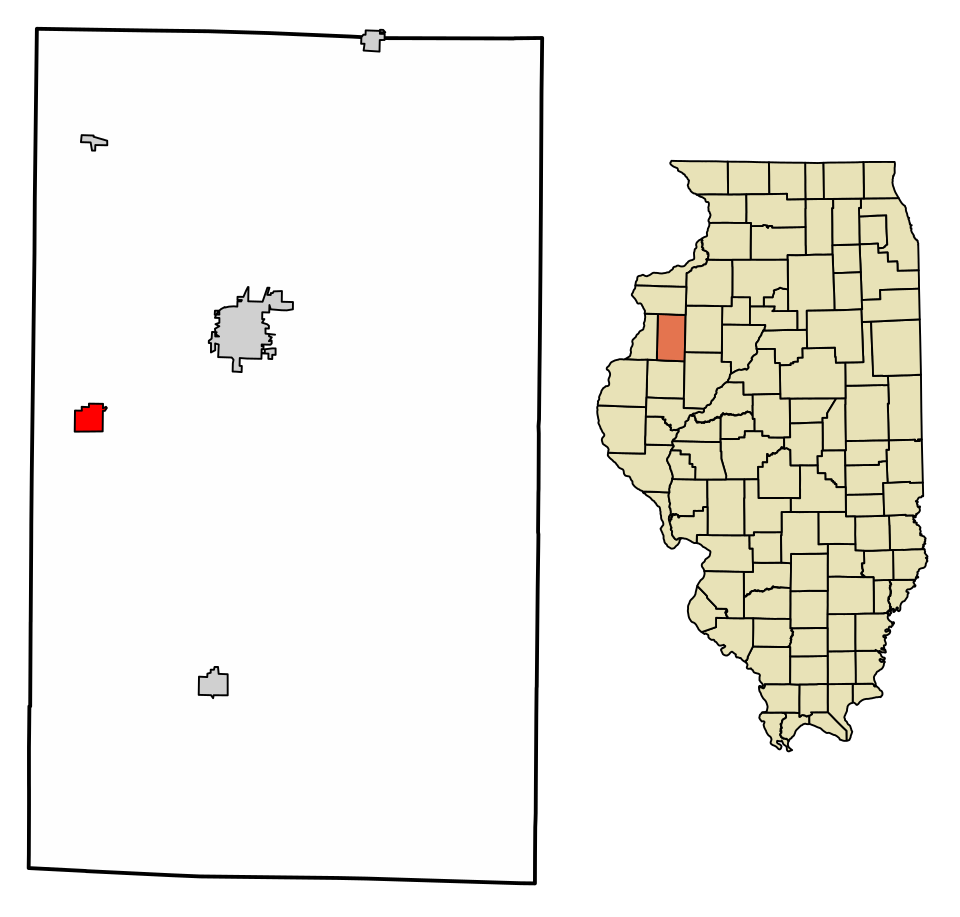 Locator map of Kirkwood