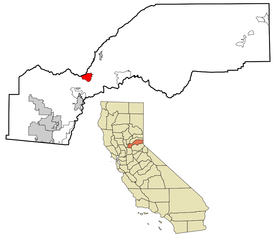 Map of Meadow Vista