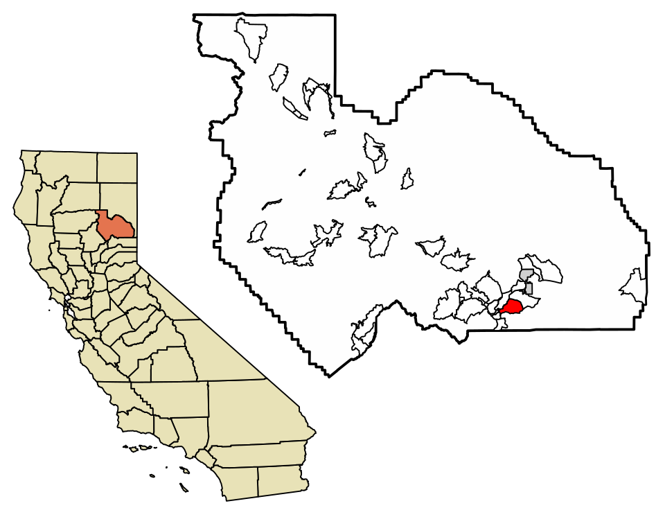 Locator map of Gold Mountain