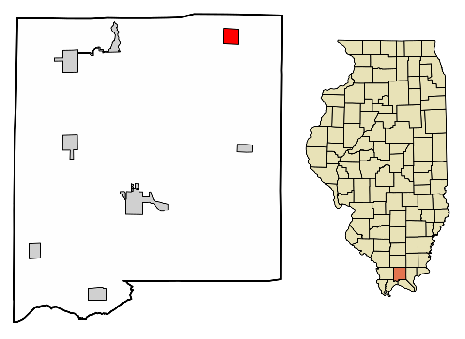 Locator map of New Burnside