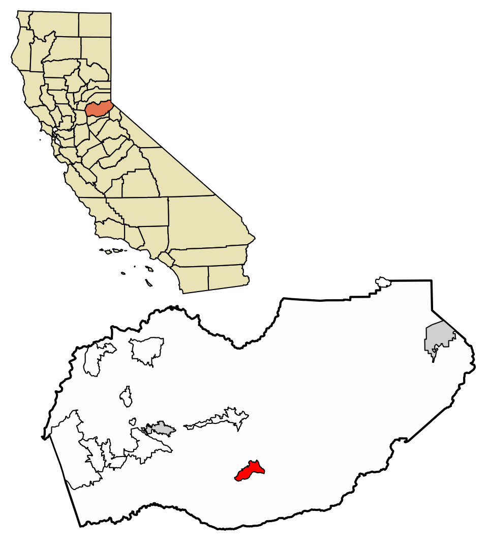 Locator map of Grizzly Flats