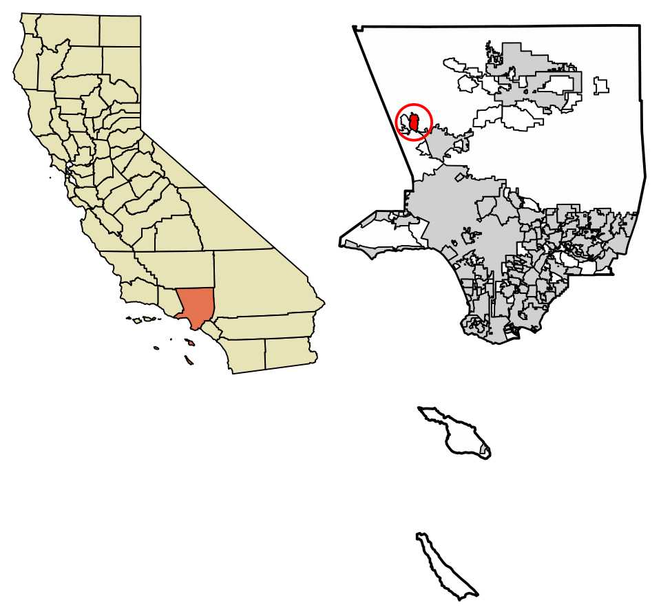 Map of Castaic
