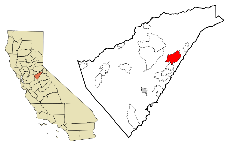Locator map of Arnold