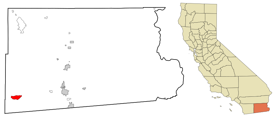 Locator map of Ocotillo