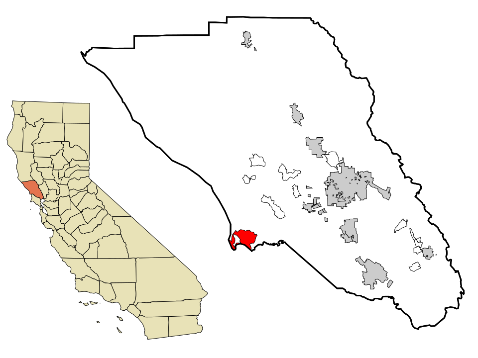 Locator map of Bodega Bay