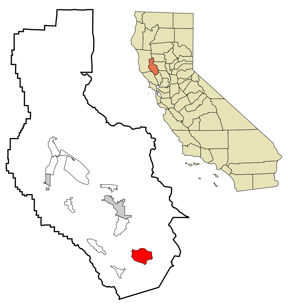 Map of Hidden Valley Lake