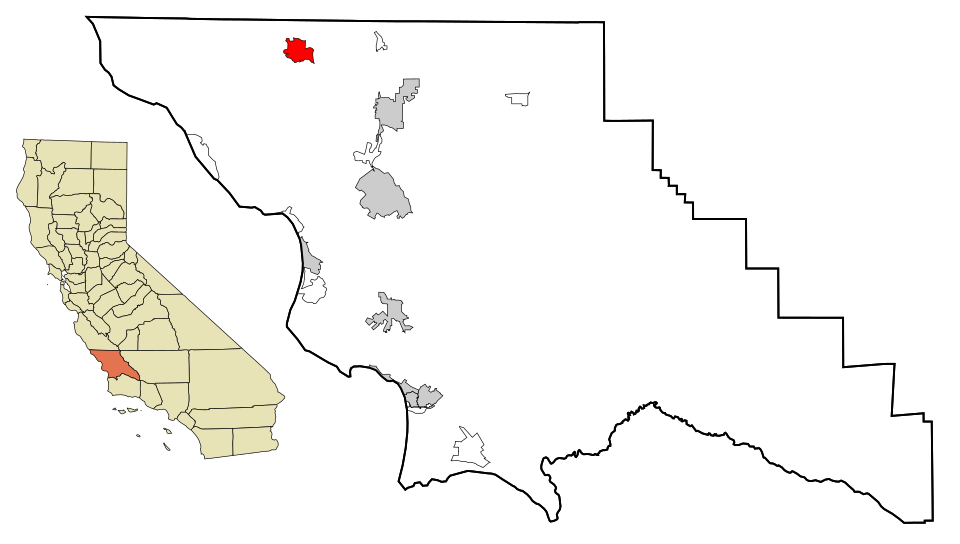 Locator map of Lake Nacimiento