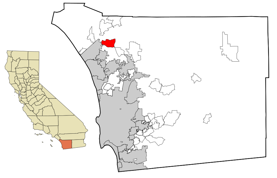Map of Bonsall