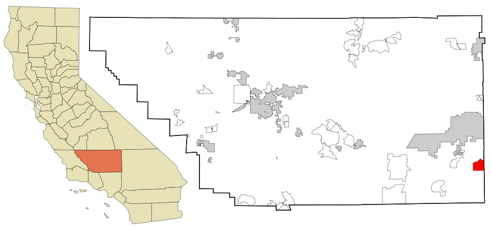 Locator map of Boron
