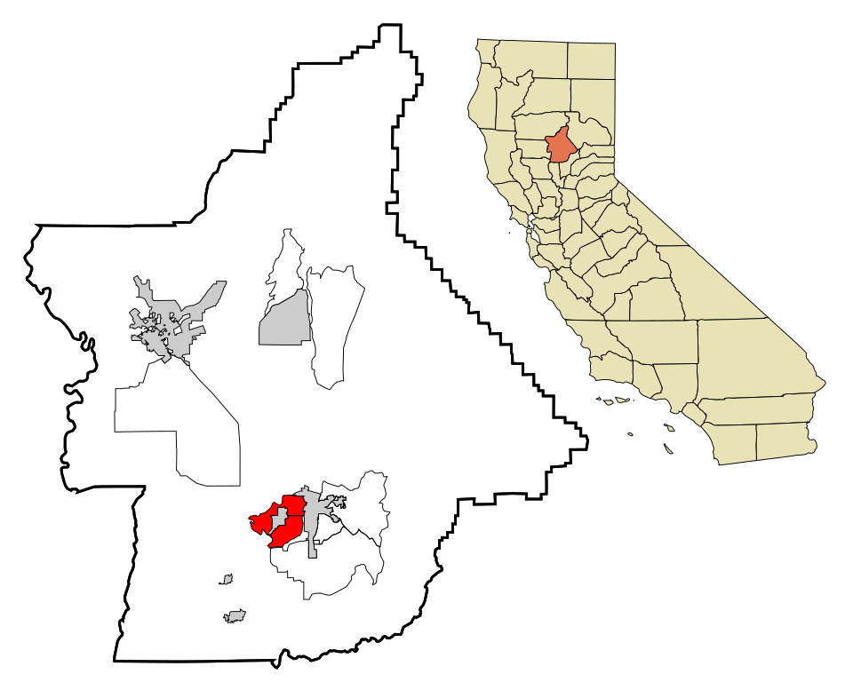 Locator map of Thermalito