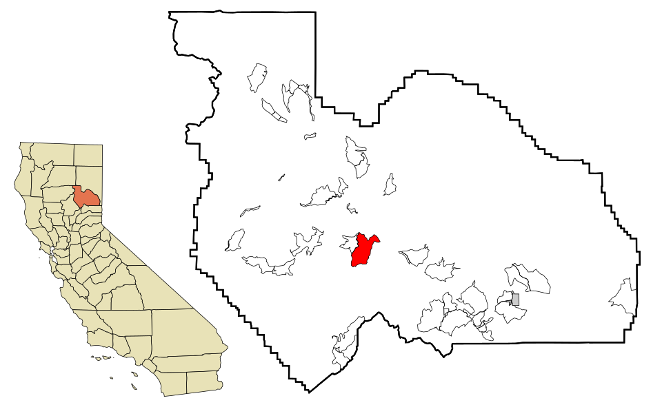 Map of East Quincy