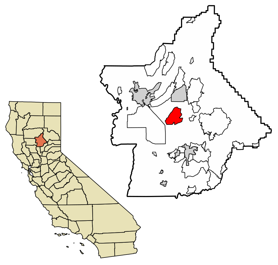 Locator map of Butte Valley
