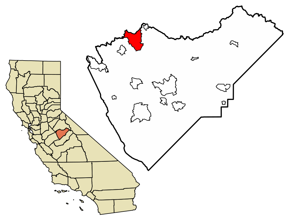 Locator map of Greeley Hill