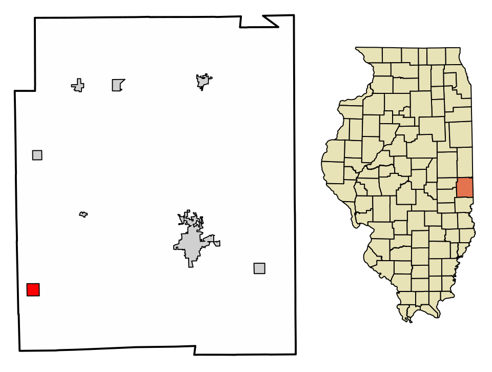 Locator map of Kansas