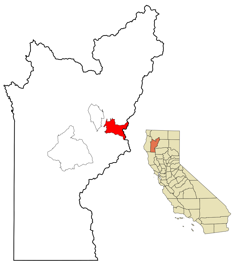 Locator map of Lewiston