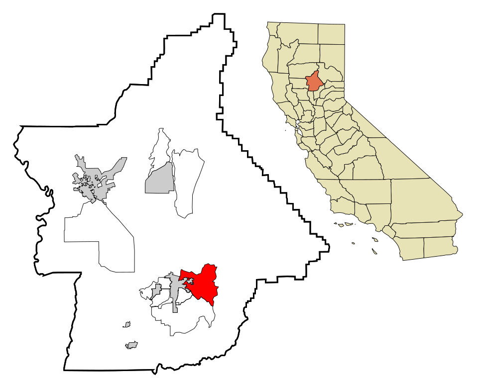 Map of Oroville East