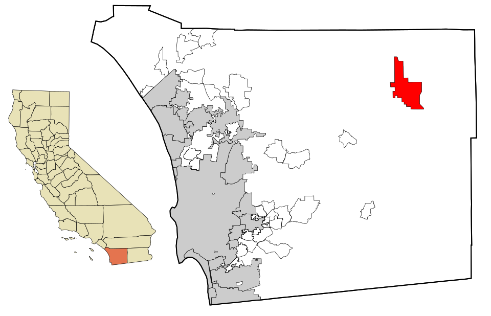 Map of Borrego Springs