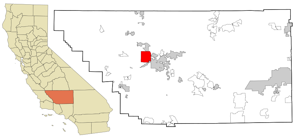Locator map of Rosedale