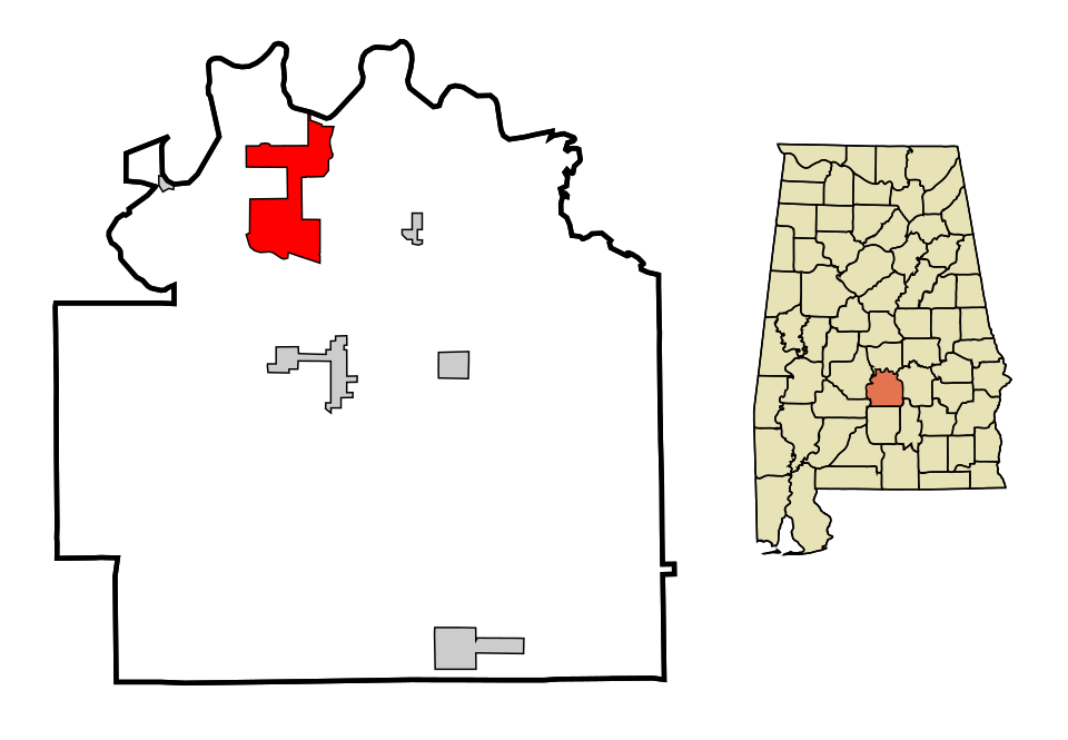 Locator map of White Hall