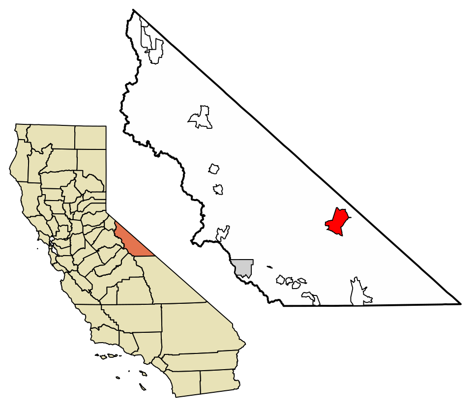 Locator map of Benton