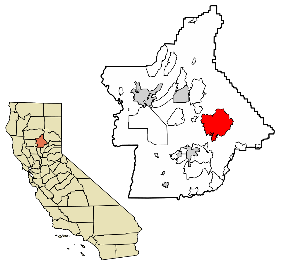 Locator map of Berry Creek