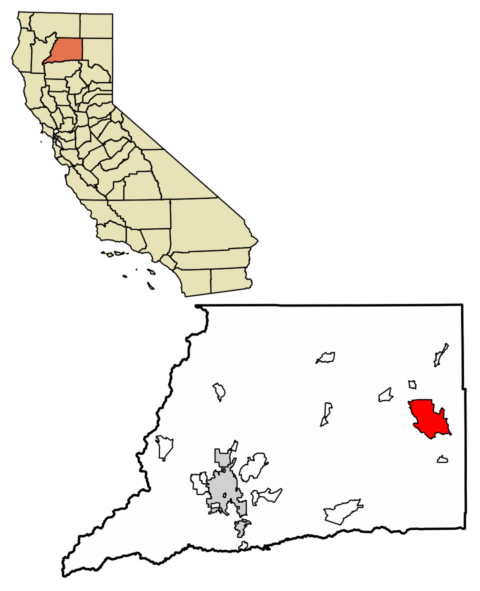 Locator map of Hat Creek