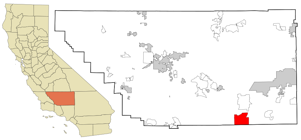 Map of Rosamond