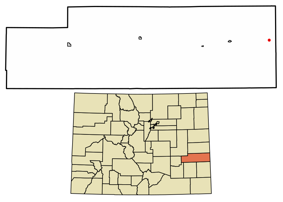 Locator map of Towner