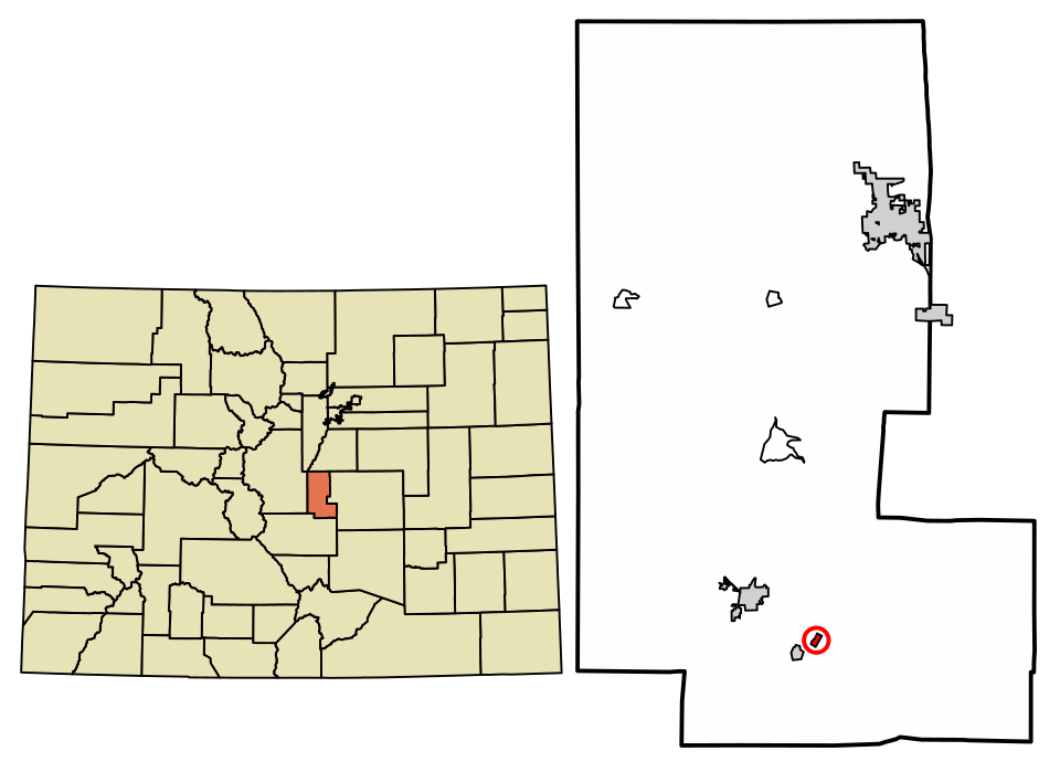 Locator map of Goldfield