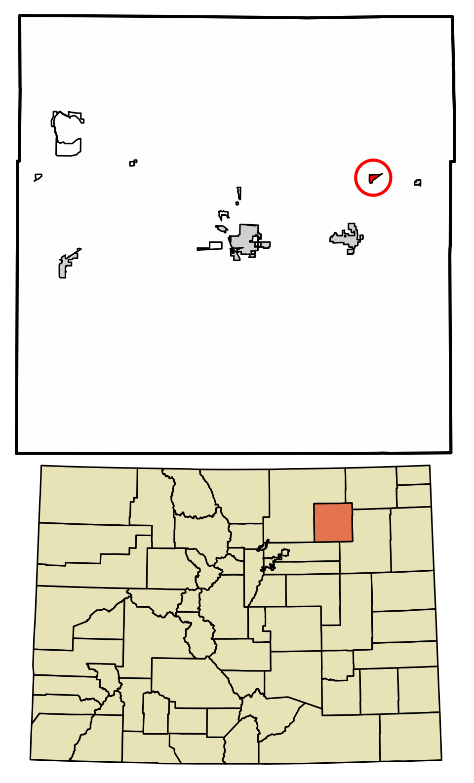 Locator map of Snyder