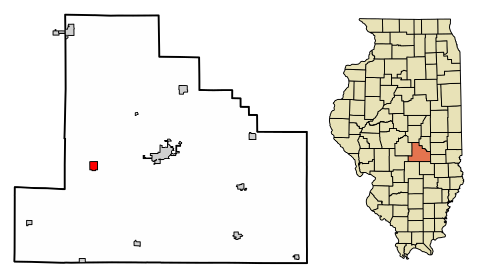 Locator map of Tower Hill