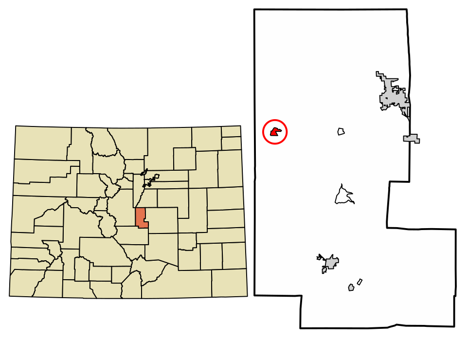 Locator map of Florissant