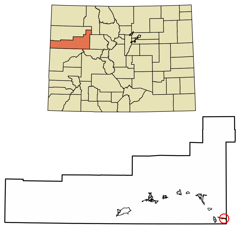 Locator map of Catherine