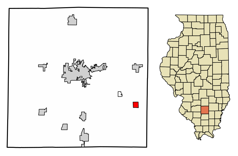 Locator map of Belle Rive
