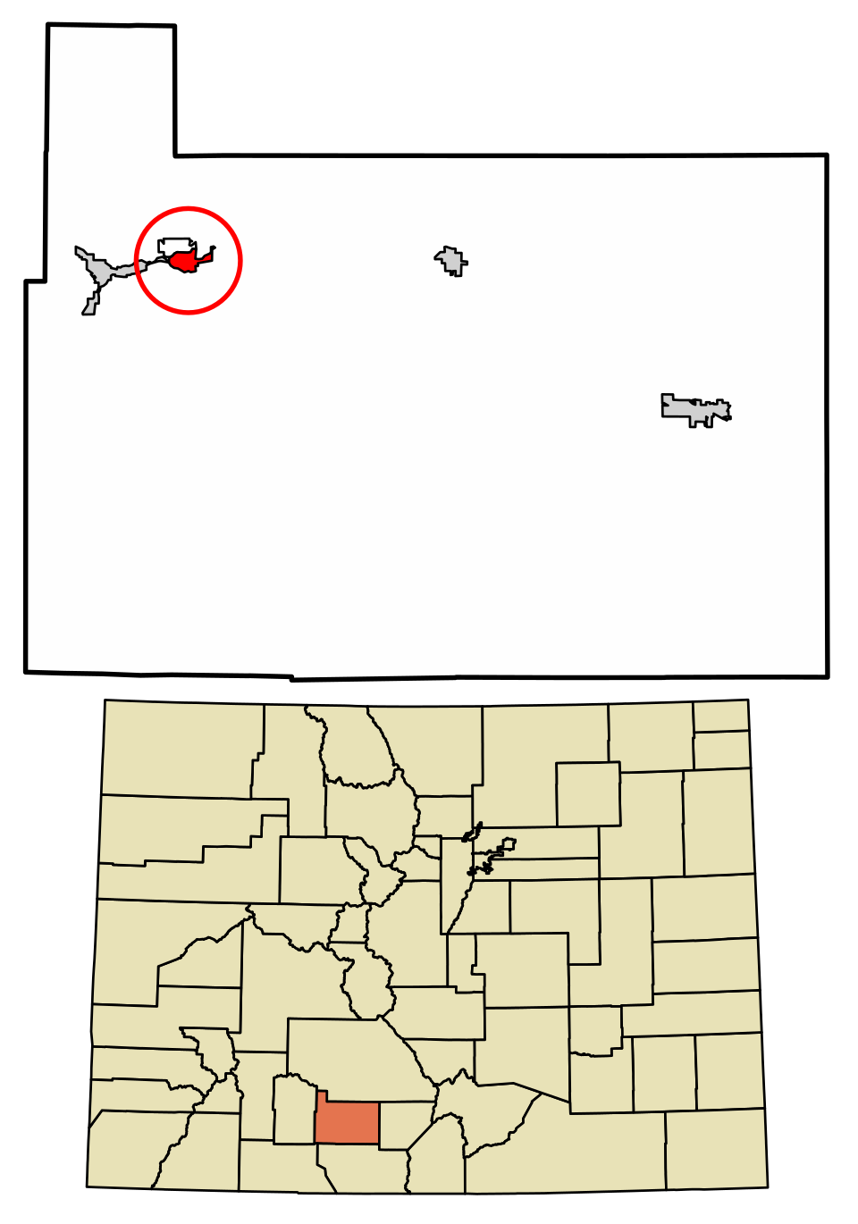 Locator map of Gerrard