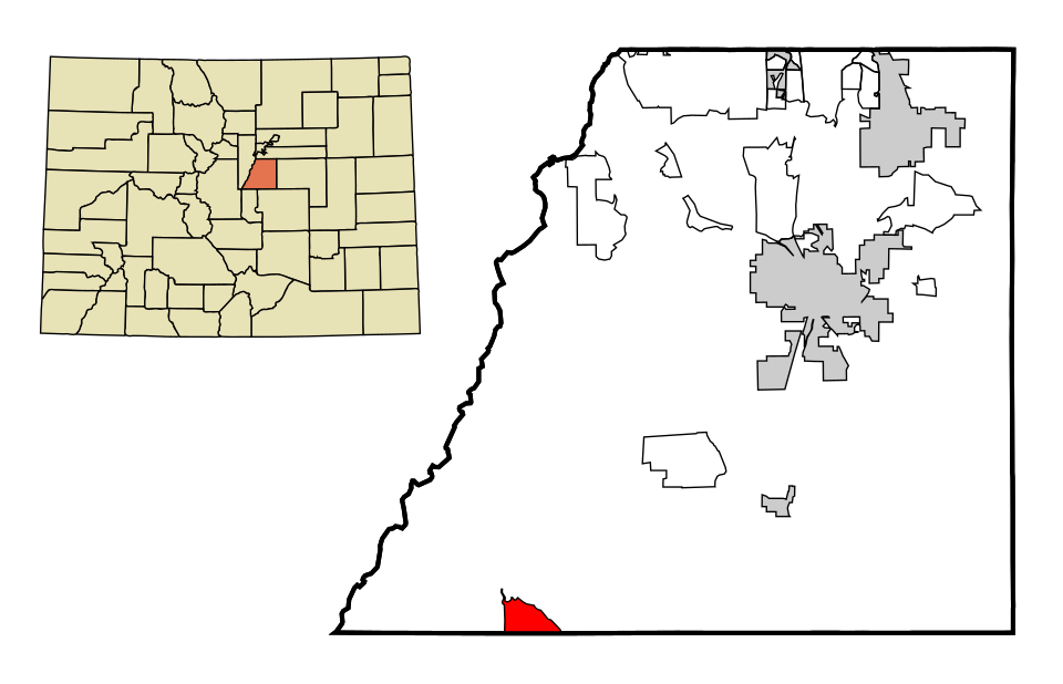Locator map of Westcreek