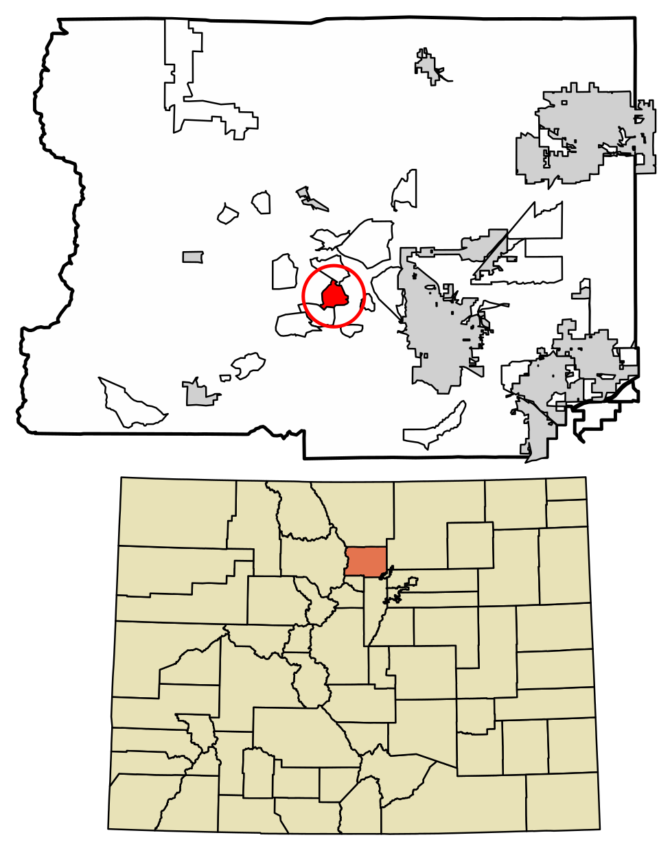 Locator map of Crisman
