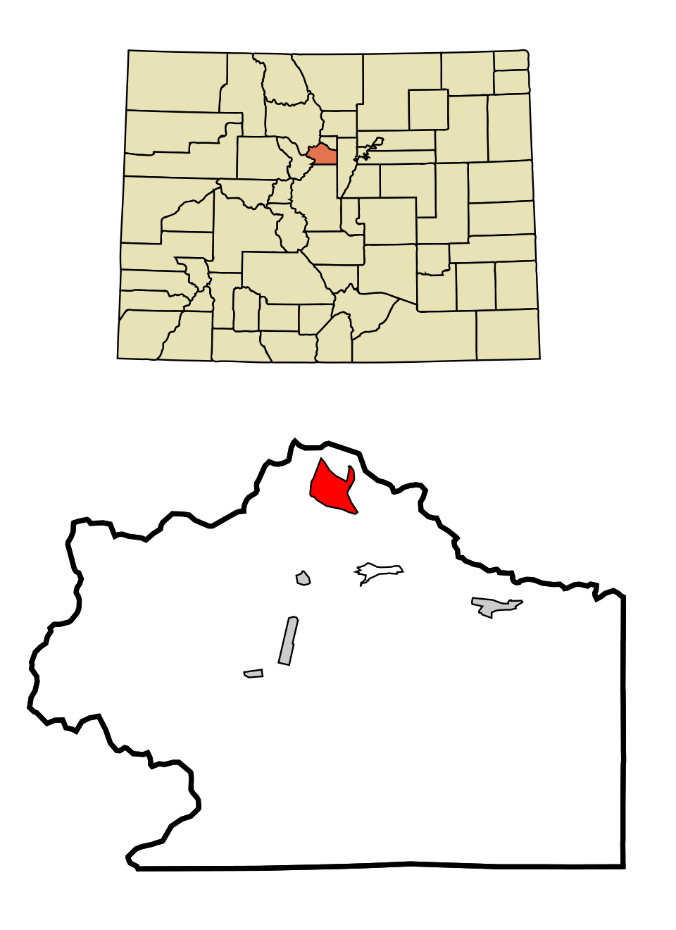 Locator map of St. Mary's