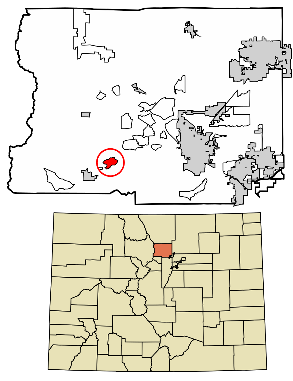 Locator map of St. Ann Highlands
