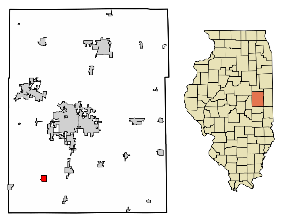 Locator map of Sadorus