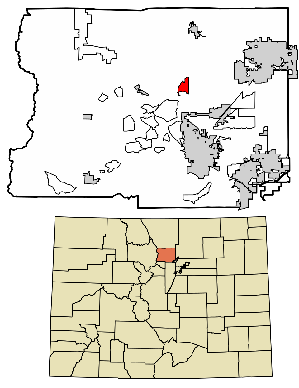 Locator map of Altona