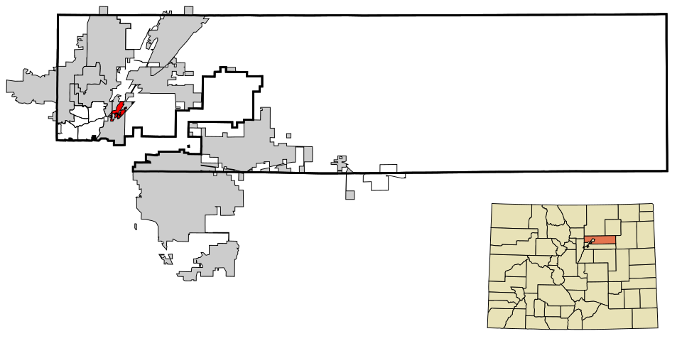 Locator map of Derby
