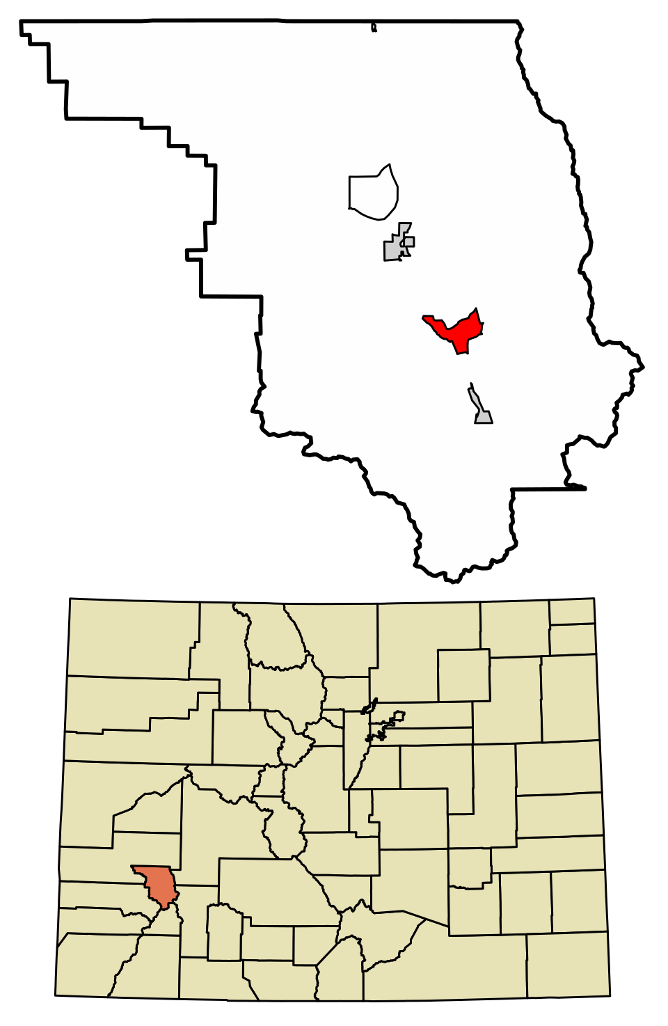 Locator map of Portland