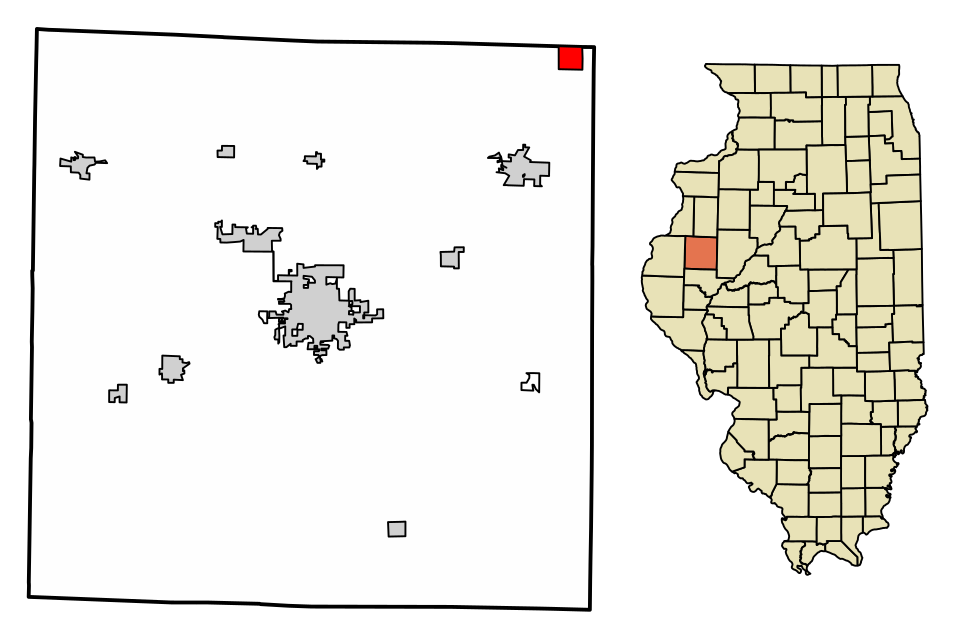 Locator map of Prairie