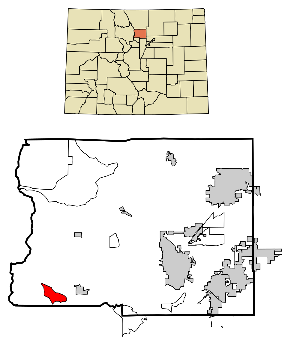Locator map of Eldora